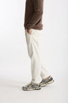 Pantalone GIOVE in cotone stretch bianco men Nine in the morning - 1