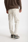 Pantalone GIOVE in cotone stretch bianco men Nine in the morning - 3
