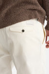 Pantalone GIOVE in cotone stretch bianco men Nine in the morning - 7