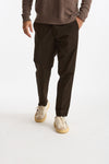 Pantalone GIOVE in cotone stretch marrone men Nine in the morning - 1