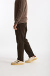 Pantalone GIOVE in cotone stretch marrone men Nine in the morning - 2