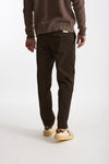 Pantalone GIOVE in cotone stretch marrone men Nine in the morning - 3