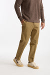 Pantalone GIOVE in cotone stretch cammello men Nine in the morning - 1