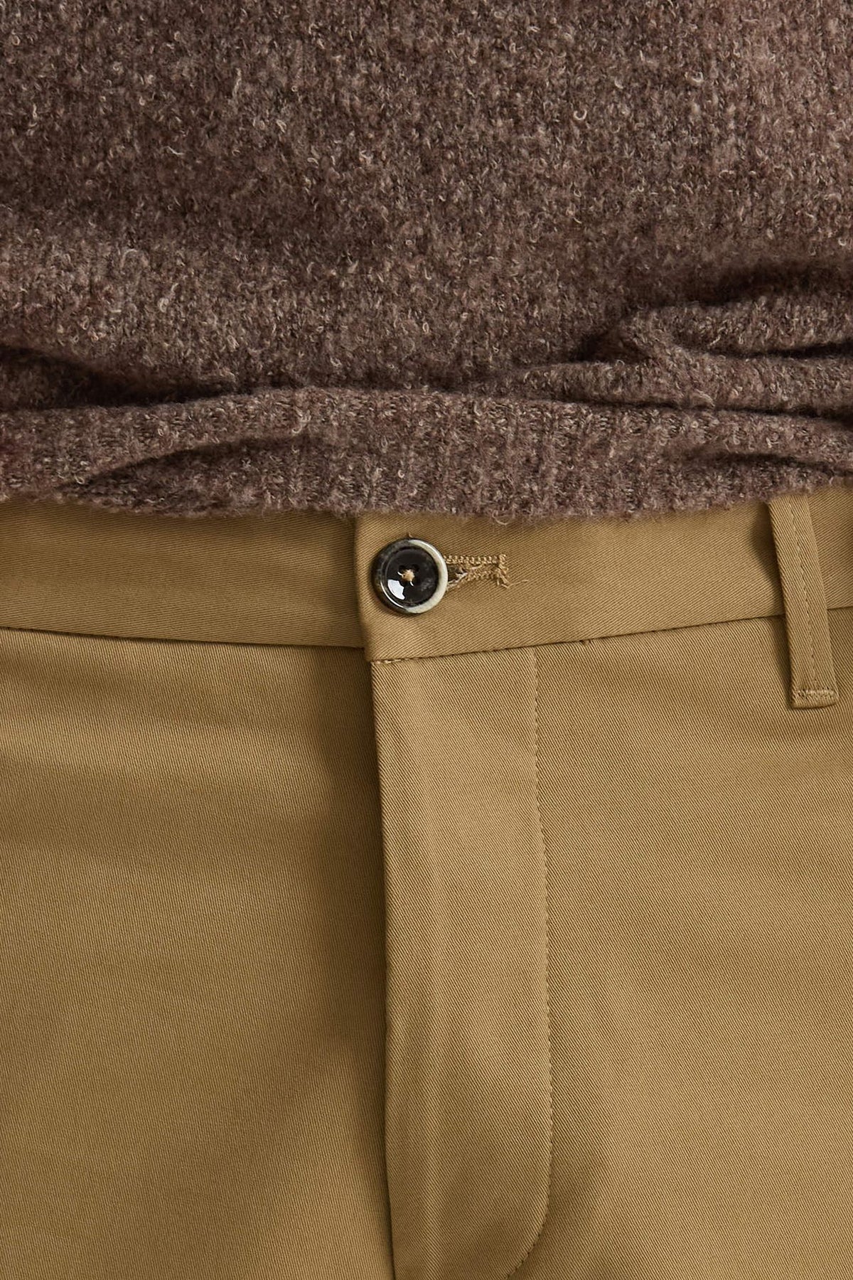 Pantalone GIOVE in cotone stretch cammello men Nine in the morning - 5
