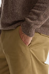 Pantalone GIOVE in cotone stretch cammello men Nine in the morning - 6