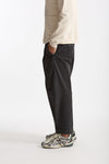Pantalone GIULIO CARROT in cotone fermo antracite men Nine in the morning - 2
