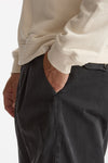 Pantalone GIULIO CARROT in cotone fermo antracite men Nine in the morning - 5