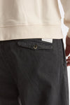 Pantalone GIULIO CARROT in cotone fermo antracite men Nine in the morning - 6