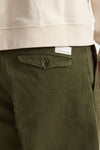Pantalone GIULIO CARROT in cotone fermo verde men Nine in the morning - 6