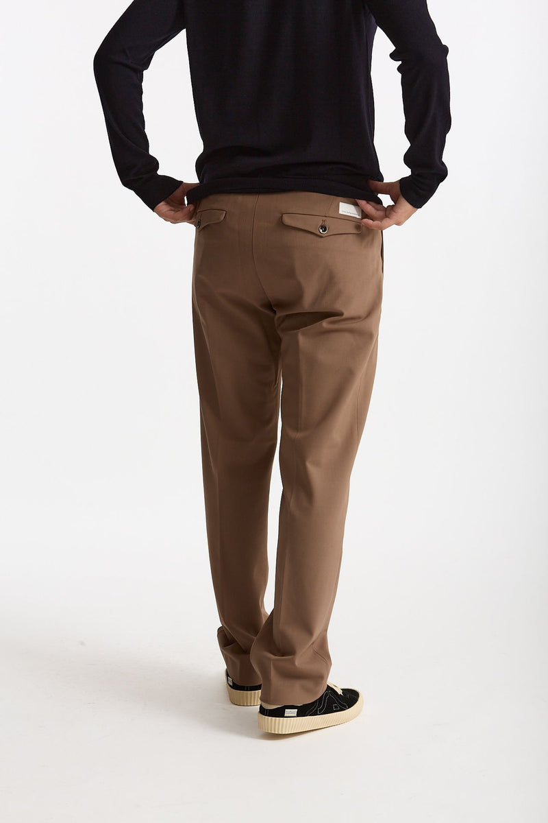 Pantalone FOLD 2 in lana stretch cammello men Nine in the morning - 3