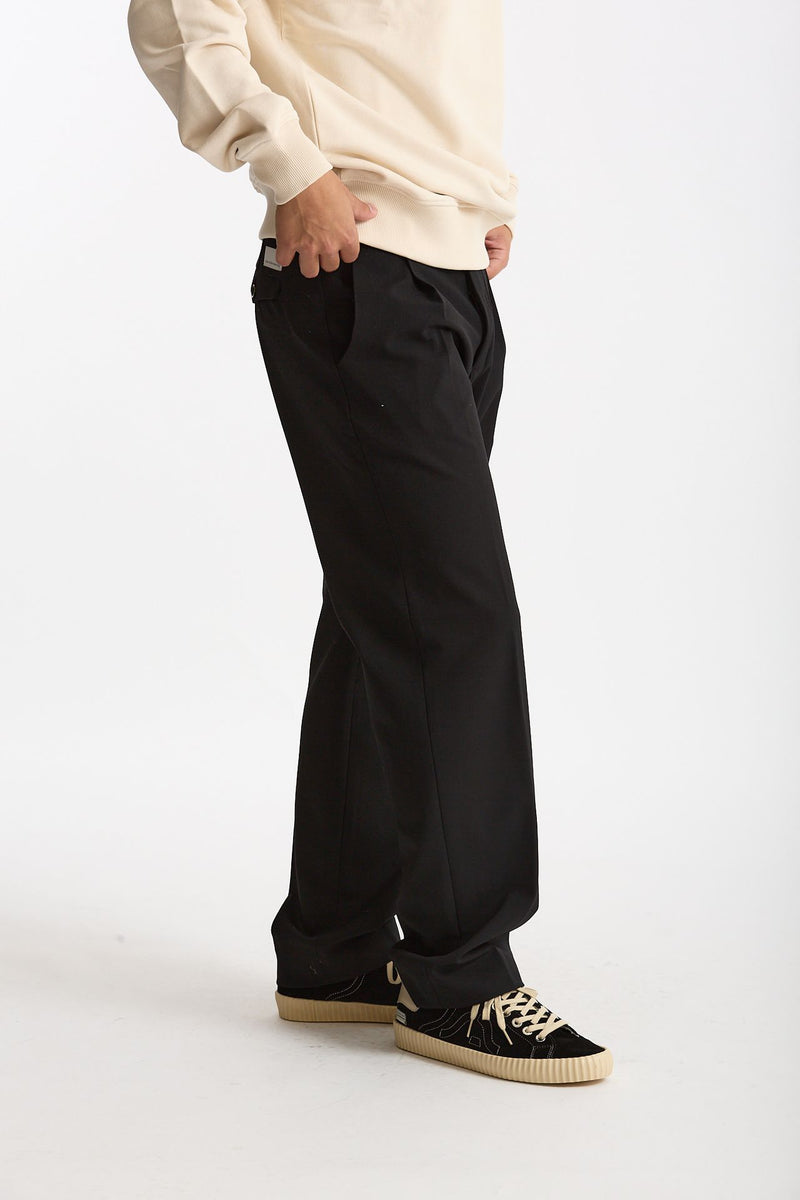 Pantalone FOLD 2 in lana stretch nero men Nine in the morning - 2