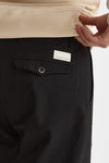 Pantalone FOLD 2 in lana stretch nero men Nine in the morning - 7