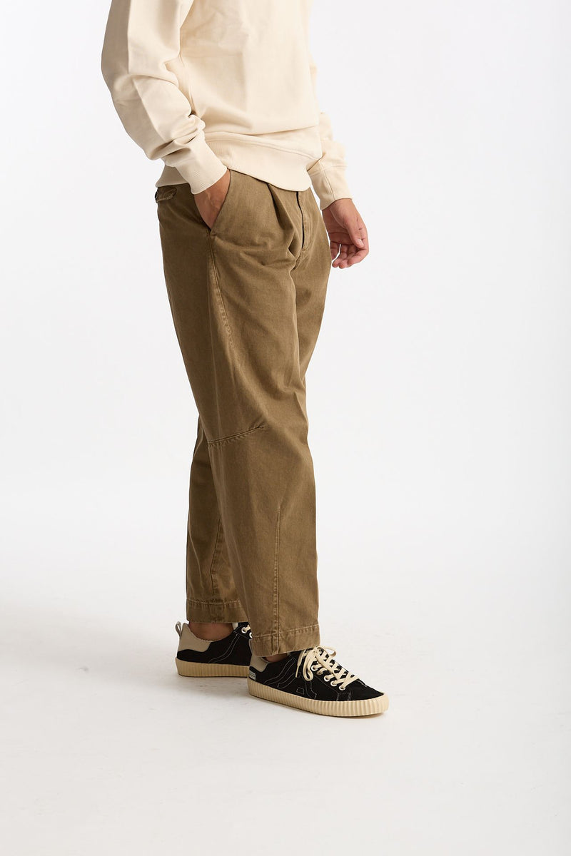 Pantalone GIULIO CARROT in cotone fermo lavato men Nine in the morning - 3