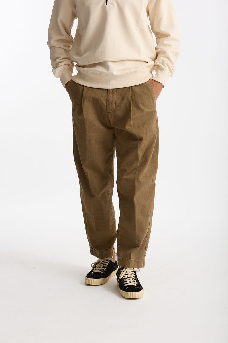 Pantalone GIULIO CARROT in cotone fermo lavato men Nine in the morning - 1