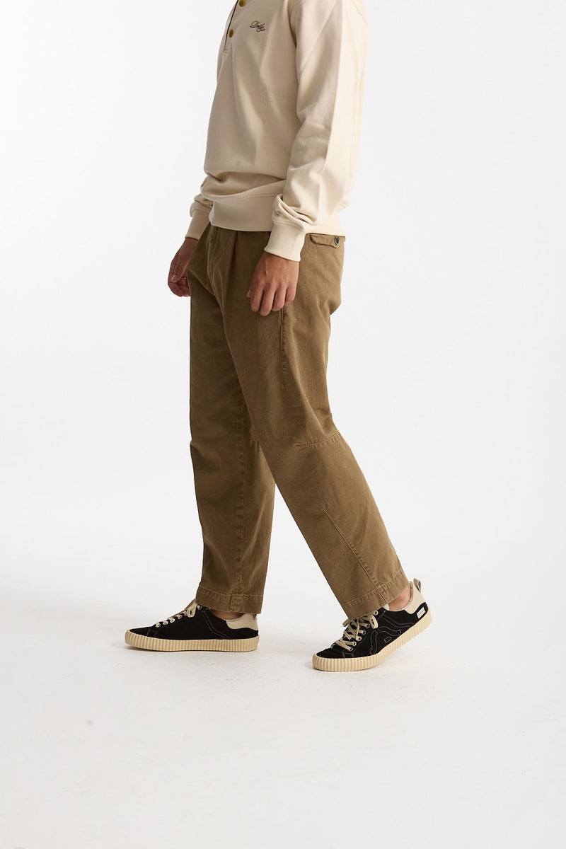 Pantalone GIULIO CARROT in cotone fermo lavato men Nine in the morning - 2