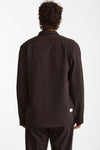Overshirt lana e poliestere stretch marrone men Nine in the morning - 4