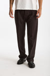 Pantalone FOLD 2 in lana stretch marrone men Nine in the morning - 1