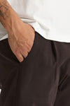 Pantalone FOLD 2 in lana stretch marrone men Nine in the morning - 5