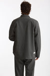 Overshirt lana e poliestere stretch grigio men Nine in the morning - 4