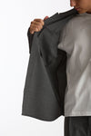 Overshirt lana e poliestere stretch grigio men Nine in the morning - 9