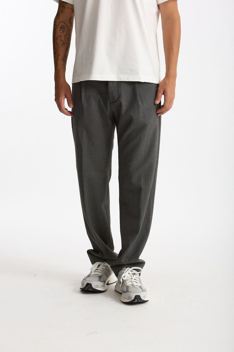 Pantalone FOLD 2 in lana stretch grigio men Nine in the morning - 1