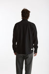 Camicia texana lana e poliestere stretch nero men Nine in the morning - 3