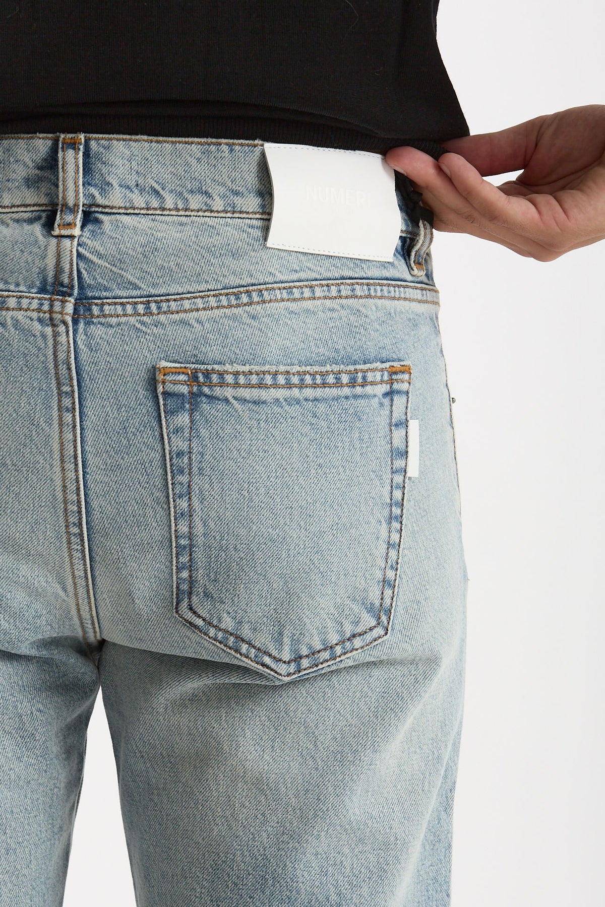 Jeans NUMERI in cotone fermo lavaggio chiaro men Numeri - 7