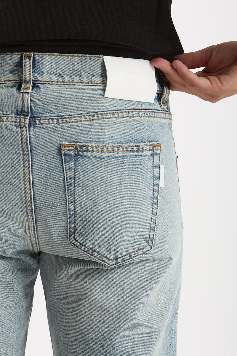 Jeans NUMERI in cotone fermo lavaggio chiaro men Numeri - 7