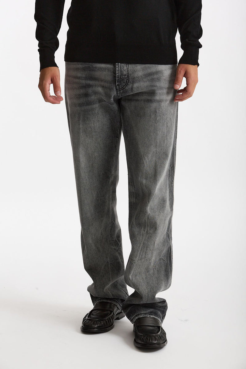 Jeans in cotone fermo grigio men Numeri - 2