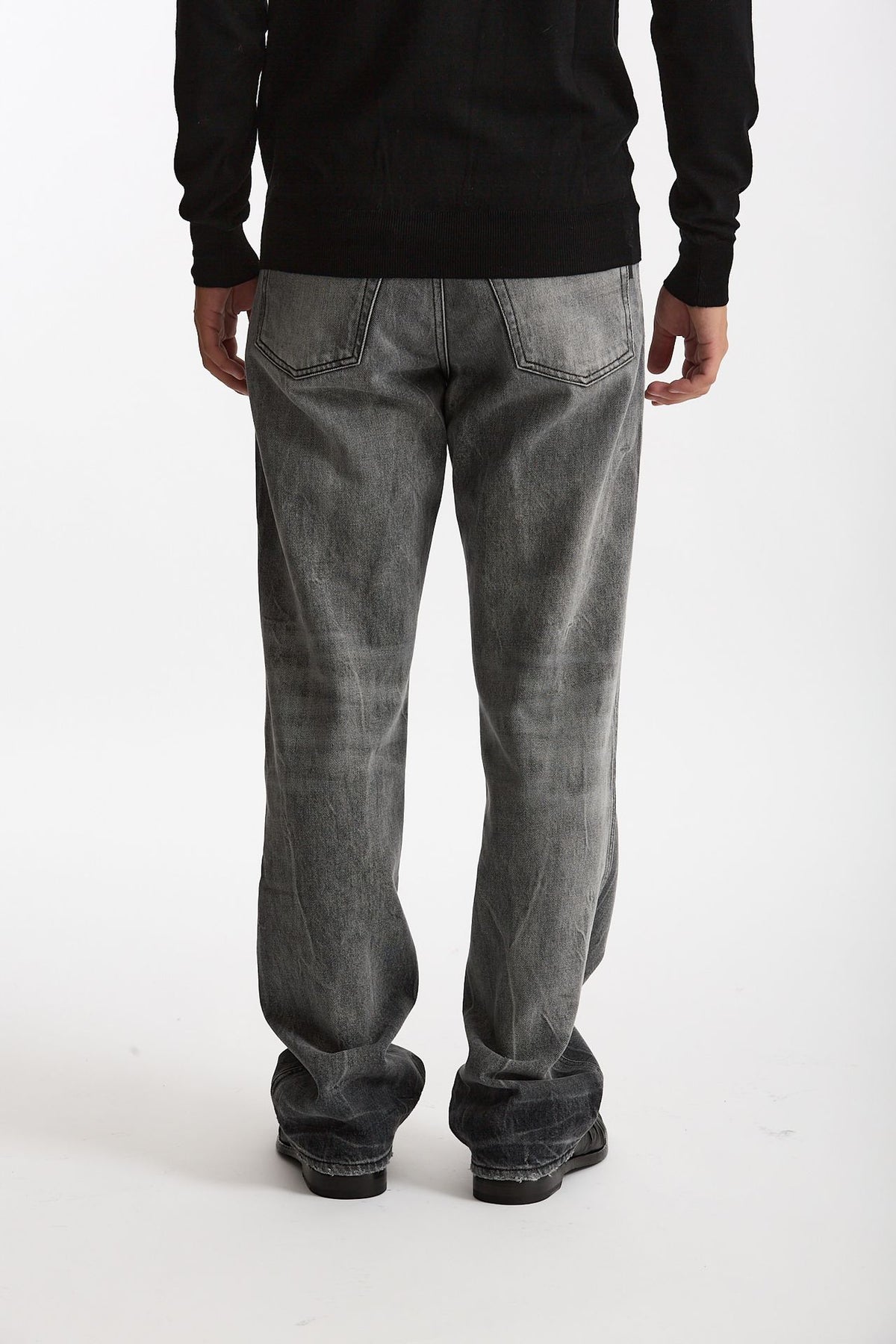 Jeans in cotone fermo grigio men Numeri - 3