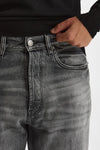 Jeans in cotone fermo grigio men Numeri - 6