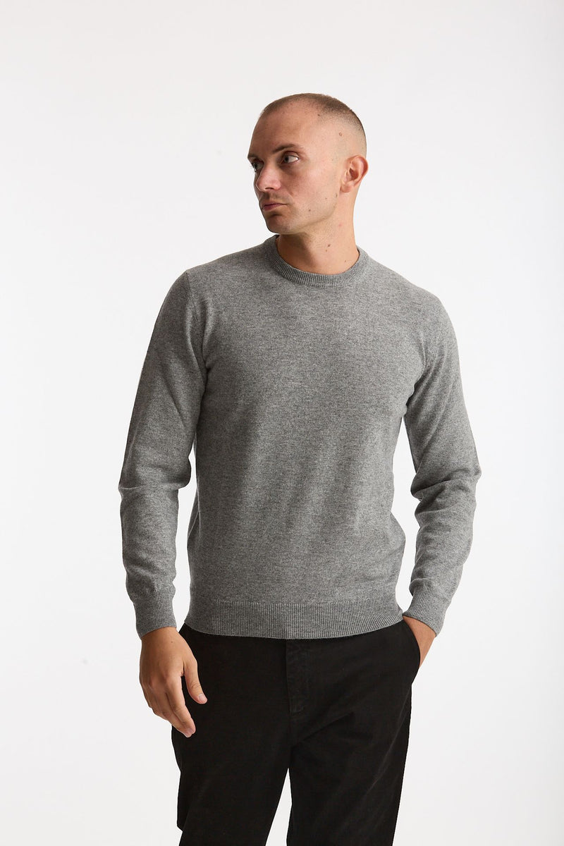 Maglia in lana e cashmere grigio men Mauro ottaviani - 1