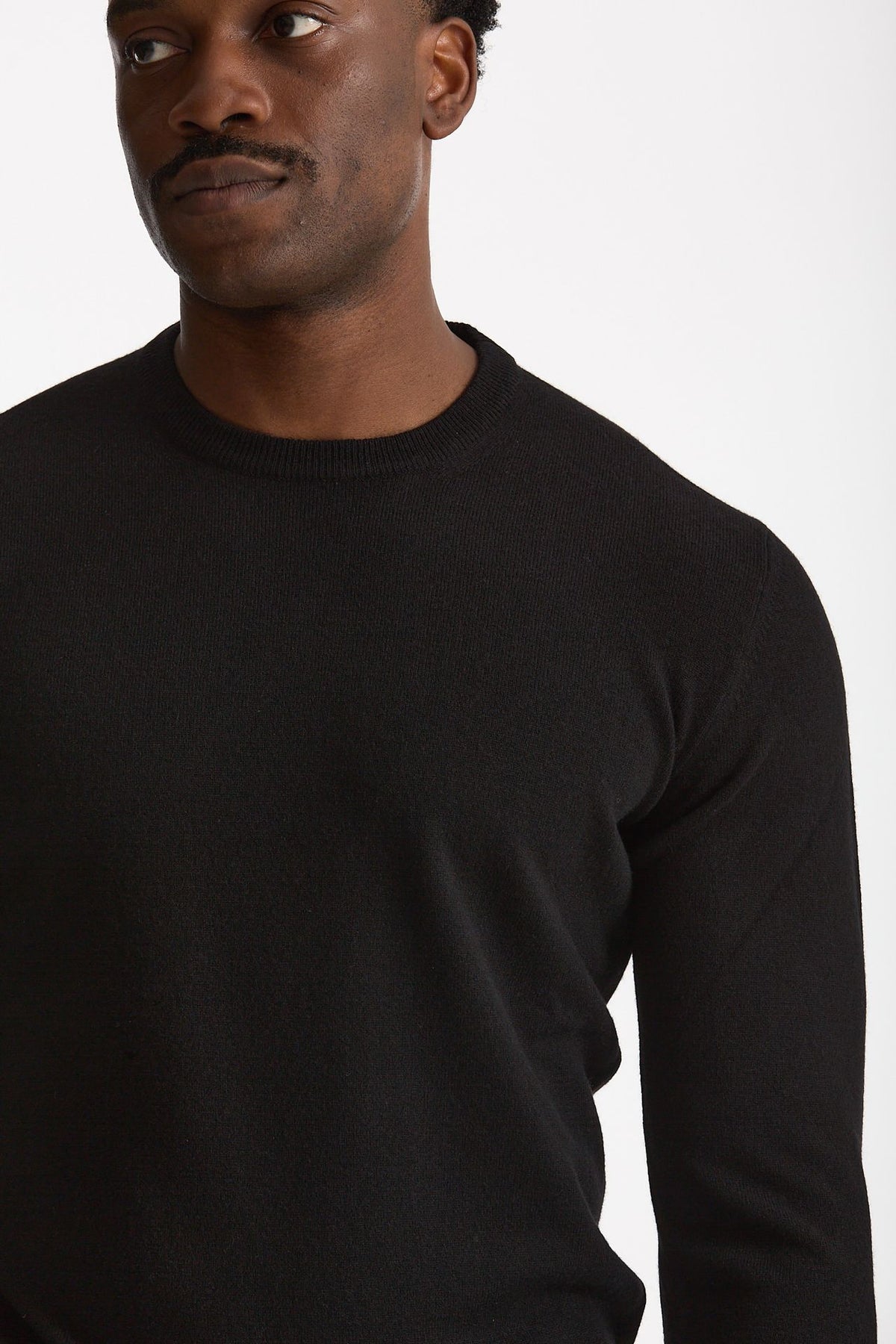 Maglia in lana e cashmere nero men Mauro ottaviani - 5