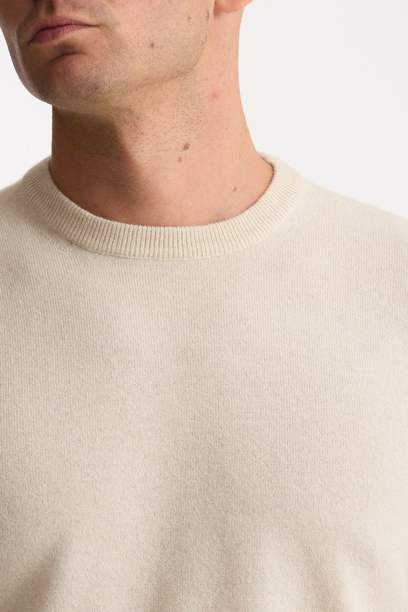 Maglia in lana e cashmere panna men Mauro ottaviani - 5