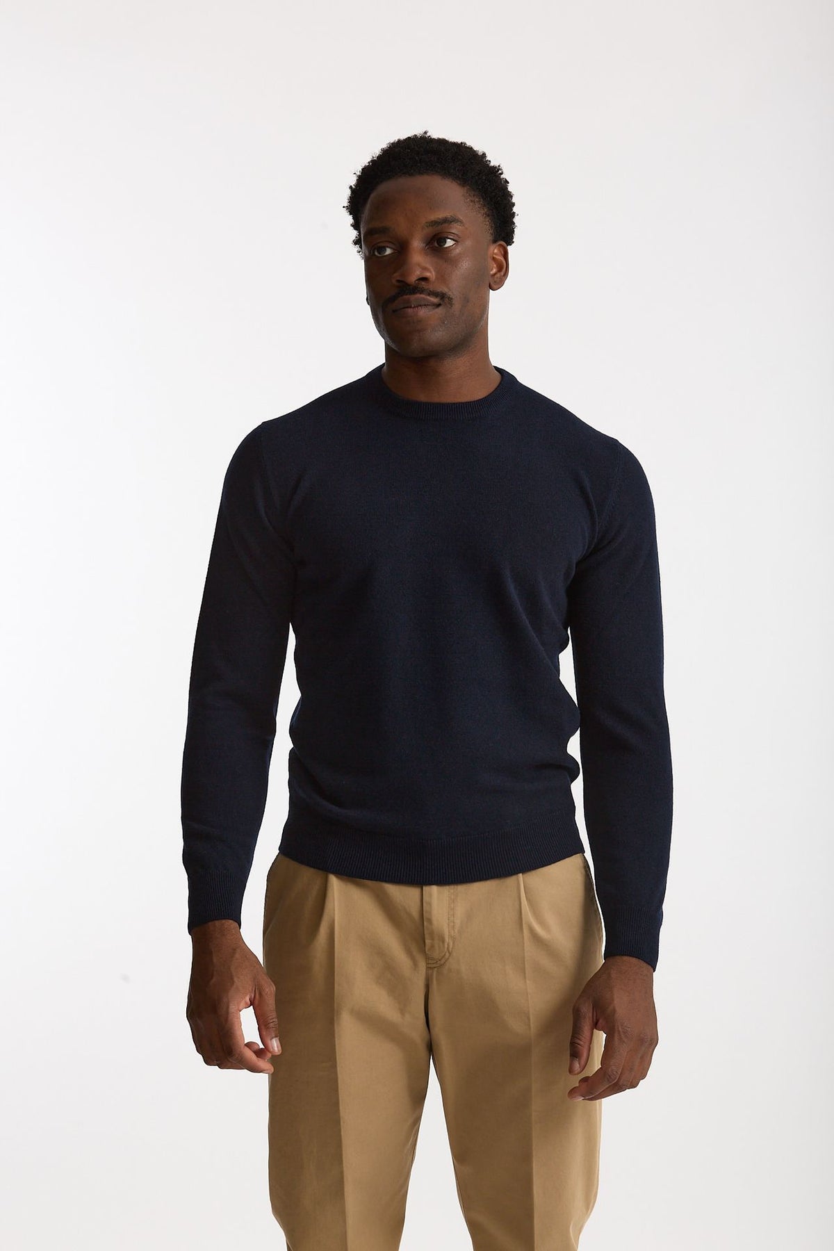 Maglia in lana e cashmere blu men Mauro ottaviani - 2
