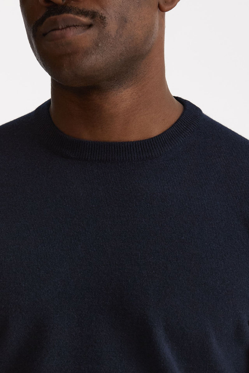 Maglia in lana e cashmere blu men Mauro ottaviani - 5