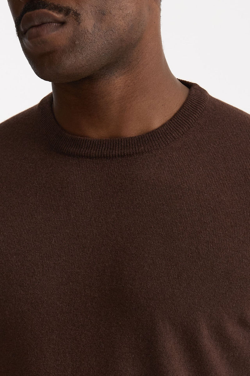 Maglia in lana e cashmere marrone men Mauro ottaviani - 5