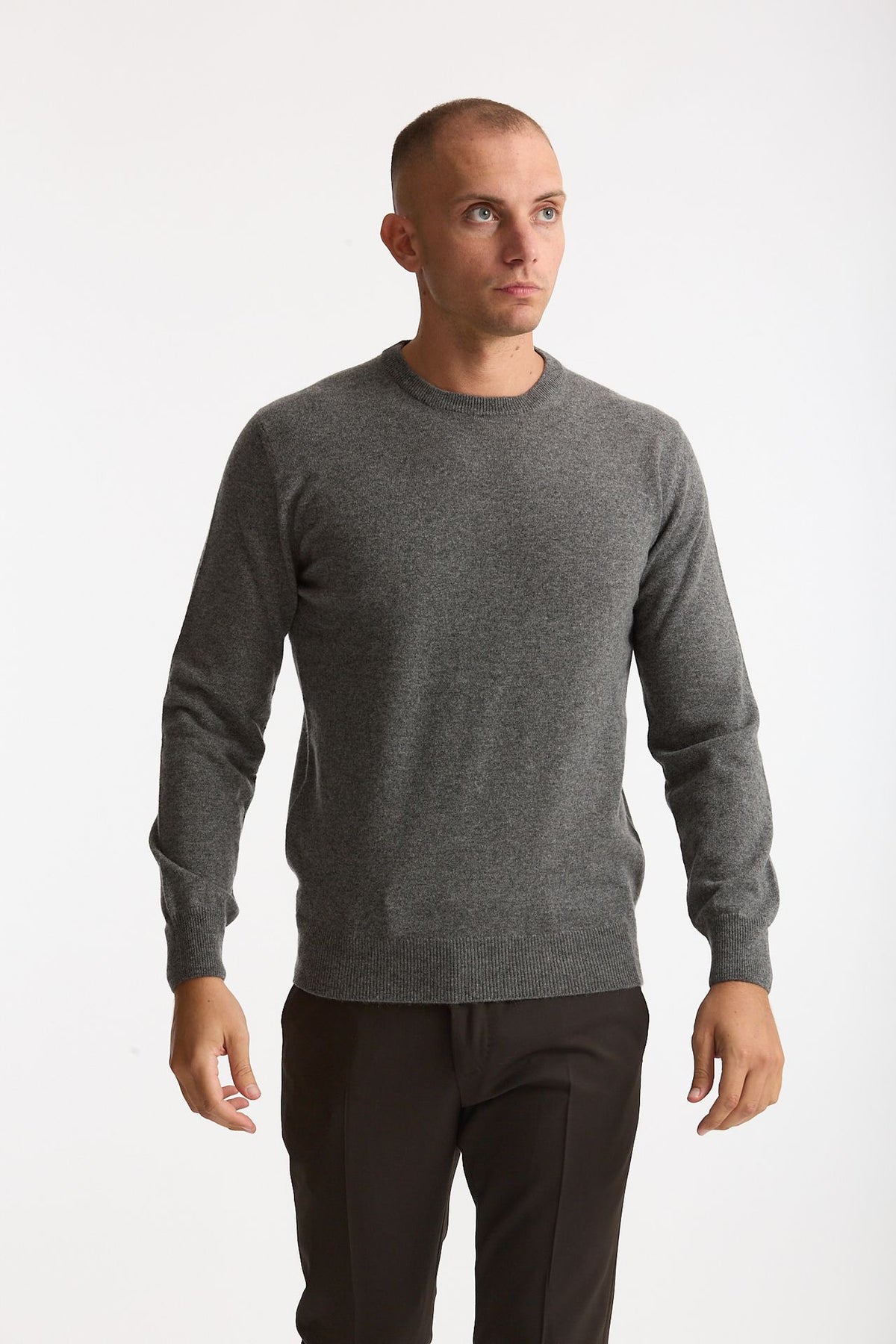 Maglia in cashmere grigio men Mauro ottaviani - 1