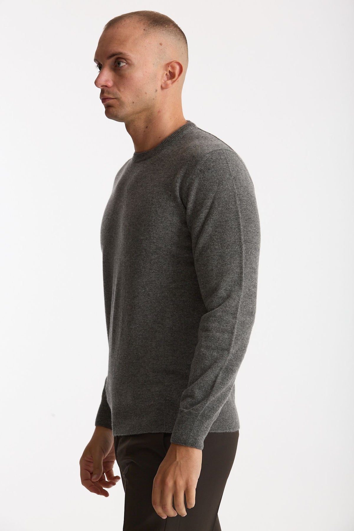 Maglia in cashmere grigio men Mauro ottaviani - 2