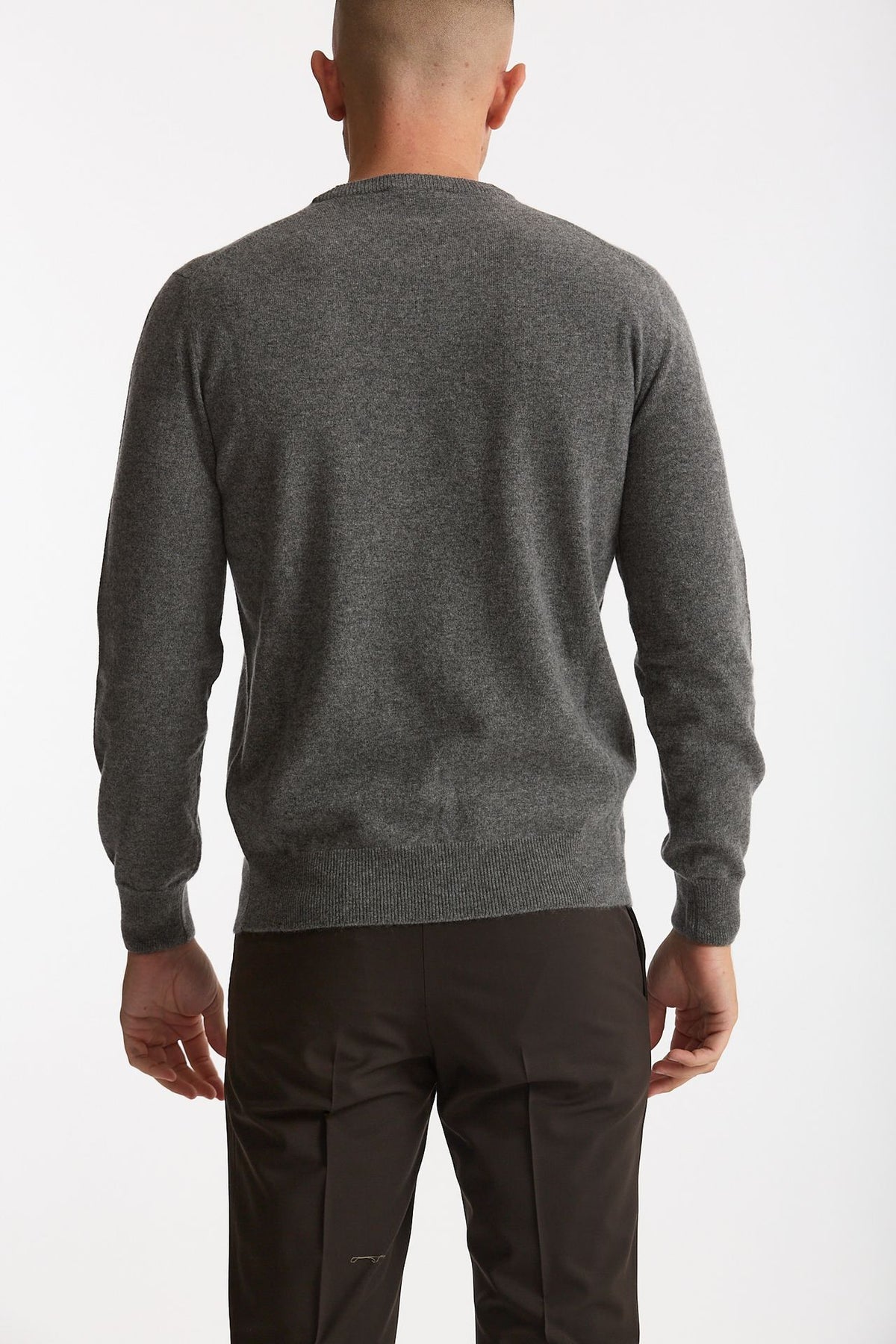 Maglia in cashmere grigio men Mauro ottaviani - 3