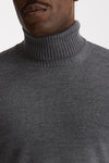 Dolcevita in lana grigio men Mauro ottaviani - 5