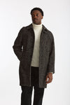Cappotto MARCELLO monopetto Spinato nero e beige men Paltò - 1