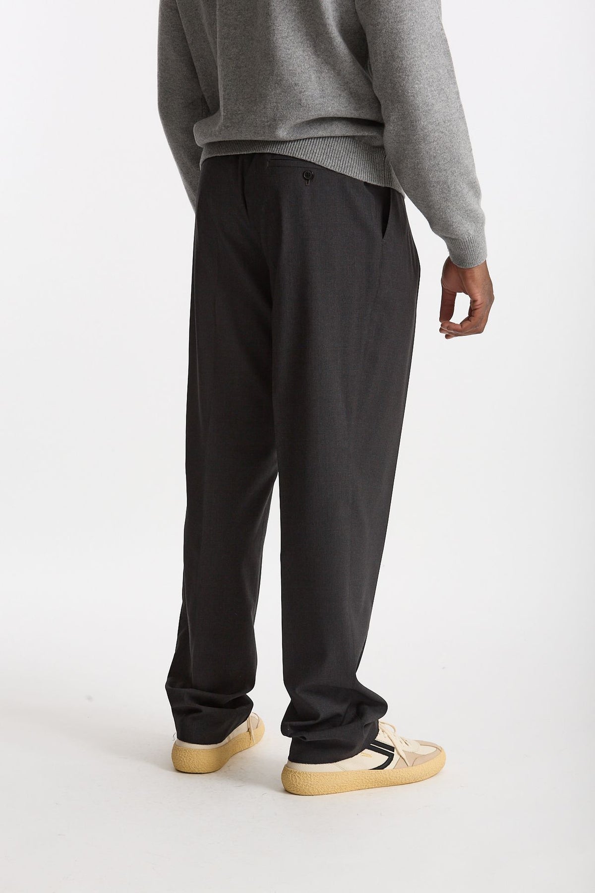 Pantalone in lana grigio men Paul smith - 3