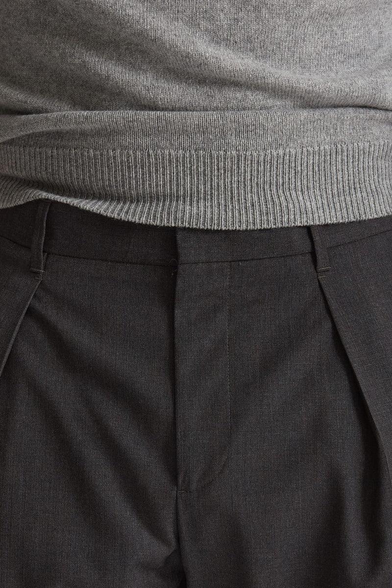 Pantalone in lana grigio men Paul smith - 5