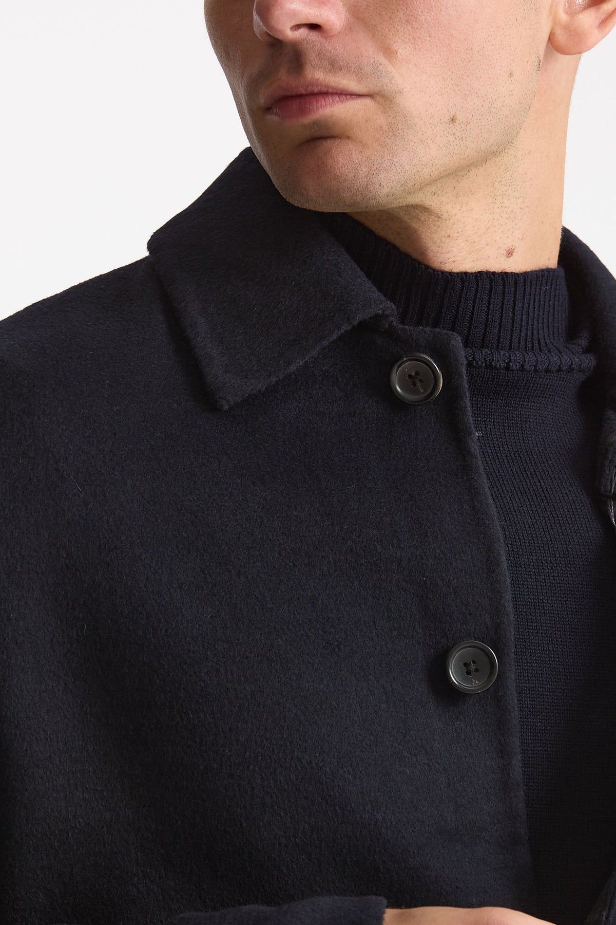 Overshirt in misto lana blu men Paul smith - 5