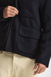 Overshirt in misto lana blu men Paul smith - 7