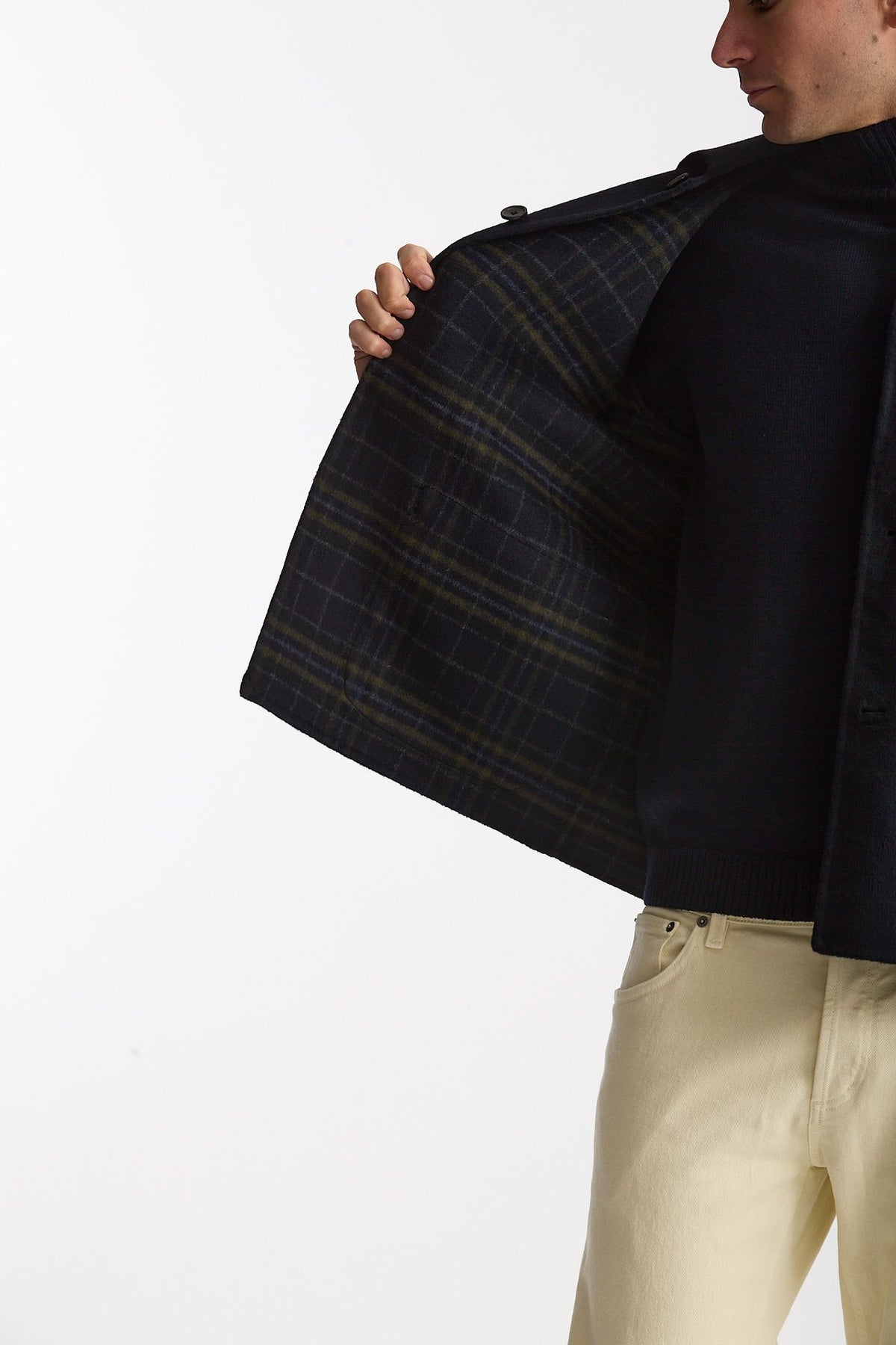 Overshirt in misto lana blu men Paul smith - 8