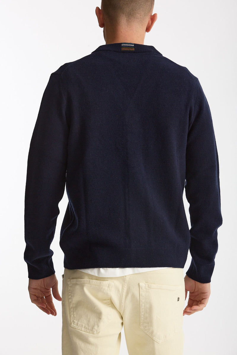 Cardigan in lana blu men Paul smith - 4
