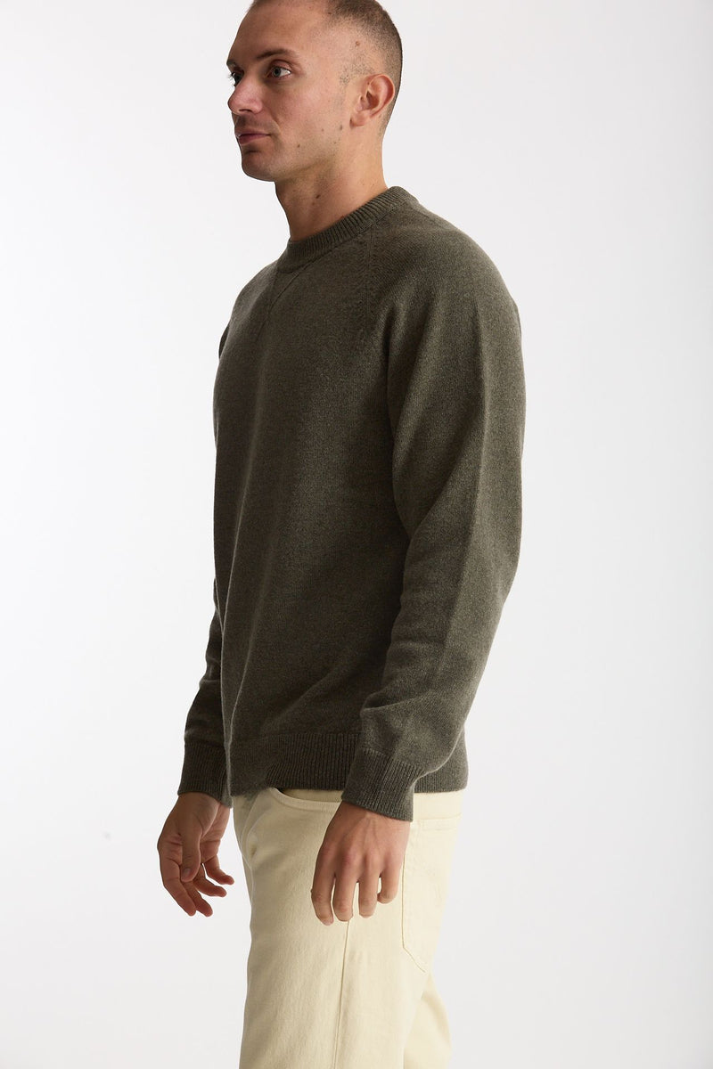 Maglia girocollo in lana oliva men Paul smith - 2