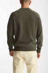 Maglia girocollo in lana oliva men Paul smith - 3
